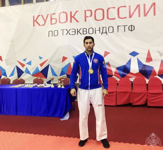 Росгвардеец из Карачаево-Черкесии завоевал «золото» на Кубке России по тхэквондо