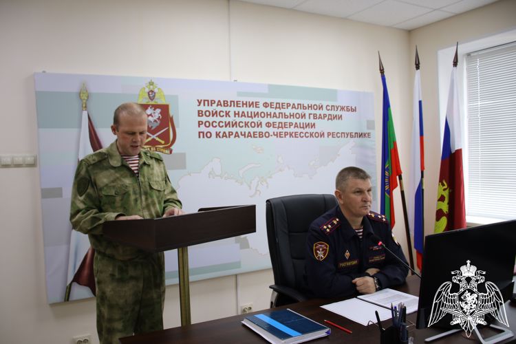 В Управлении Росгвардии по Карачаево-Черкеской Республике подвели итоги служебно-боевой деятельности за 2021 год