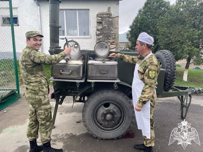 Росгвардия приняла участие в открытии мемориального комплекса в Карачаево-Черкесии