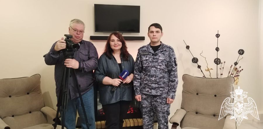 В Карачаево-Черкесии журналисты подготовили сюжет о психологе Росгвардии