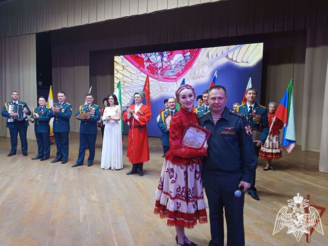  Ансамбль песни и пляски Северо-Кавказского округа Росгвардии выступил в Карачаево-Черкесии
