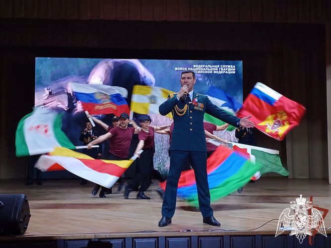  Ансамбль песни и пляски Северо-Кавказского округа Росгвардии выступил в Карачаево-Черкесии