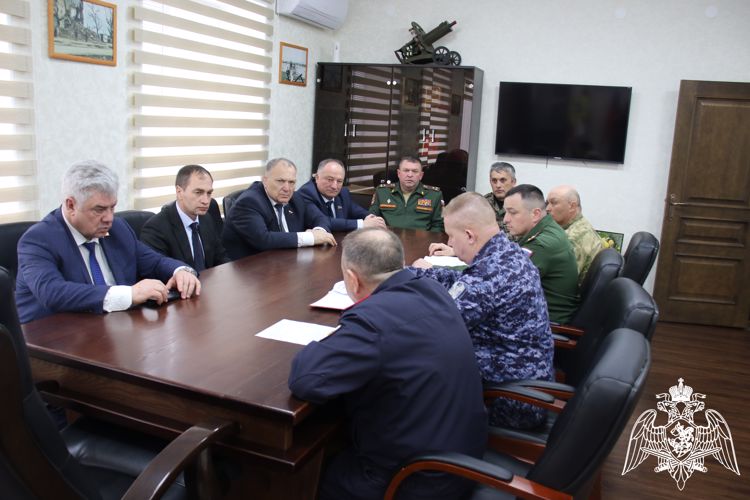Представитель руководства Управления Росгвардии по Карачаево-Черкесской Республике встретился с делегацией Совета Федерации