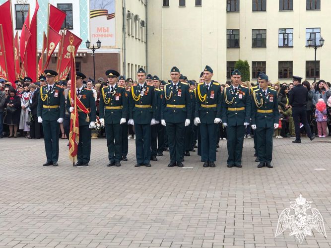 В День Победы начальник Управления Росгвардии по Карачаево-Черкесской Республике принял участие в торжественном митинге