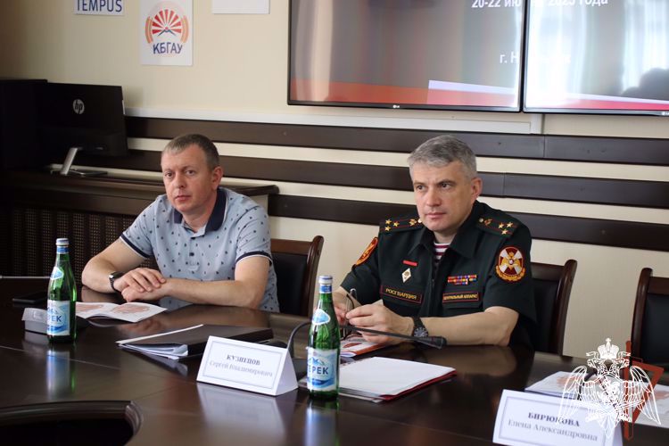 Помощник начальника Управления по ВСМИ - начальник пресс-службы территориального Управления Росгвардии подполковник полиции Виктория Духина приняла участие в учебно-методических сборах 