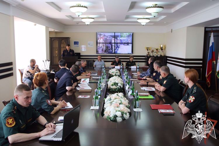Помощник начальника Управления по ВСМИ - начальник пресс-службы территориального Управления Росгвардии подполковник полиции Виктория Духина приняла участие в учебно-методических сборах 