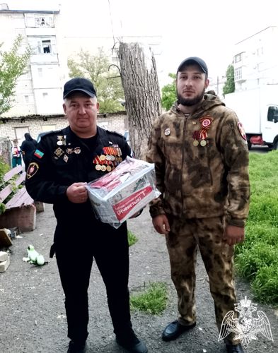 В Карачаево-Черкесии ветераны Росгвардии навестили боевого товарища