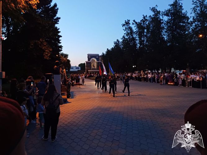 Росгвардейцы Карачаево-Черкесии поддержали патриотическую акцию «Свеча памяти»