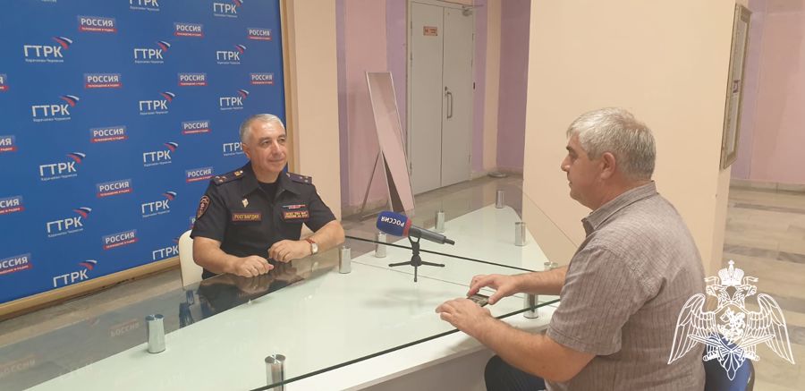  Карачаево-Черкесии в эфир вышел очередной выпуск ведомственной телерубрики « В гостях у Росгвардии»   