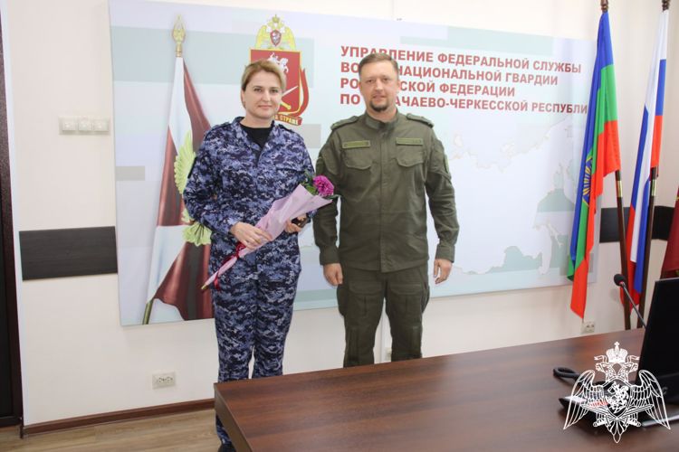 В Карачаево-Черкесии отметили 7-летие территориального Управления Росгвардии