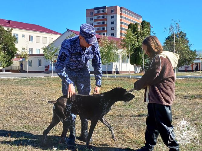 Росгвардейцы исполнили мечту школьницы из Теберды