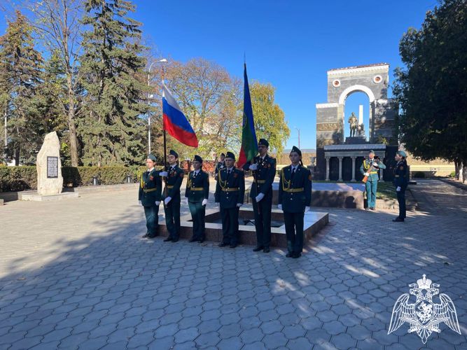 Росгвардейцы приняли участие в слёте активистов движения  «Пост №1» в Черкесске
