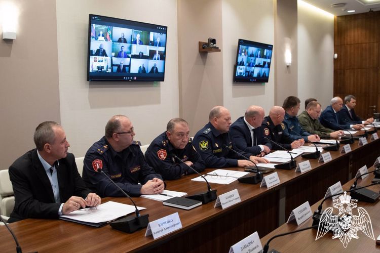Представители Росгвардии Карачаево-Черкесии приняли участие в заседании Антитеррористической комиссии региона