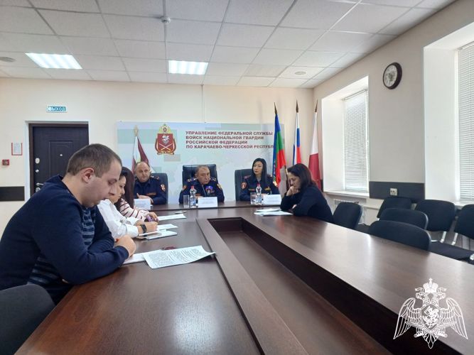 В  Управлении Росгвардии по Карачаево-Черкесской Республике состоялась пресс-конференция для журналистов региональных СМИ