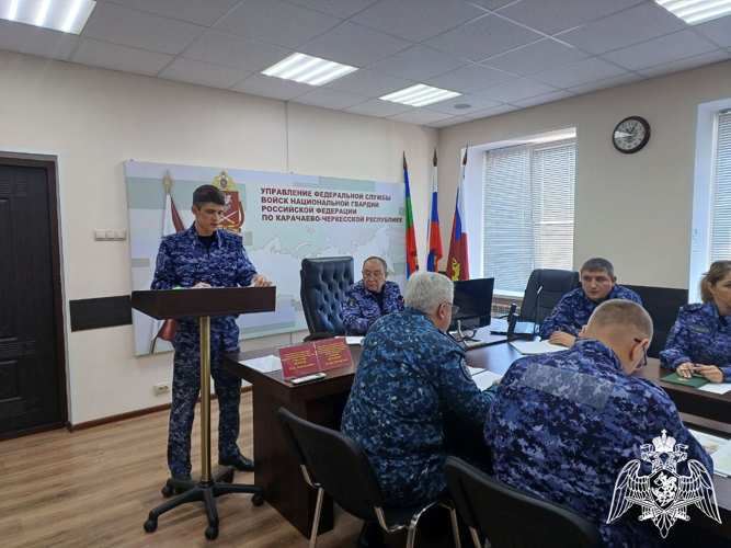 Итоги служебно-боевой деятельности за 2023 год подвели в Управлении Росгвардии по Карачаево-Черкесской Республике