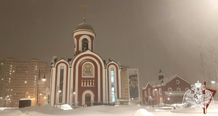 В главном храме Росгвардии состоялось крещенское богослужение