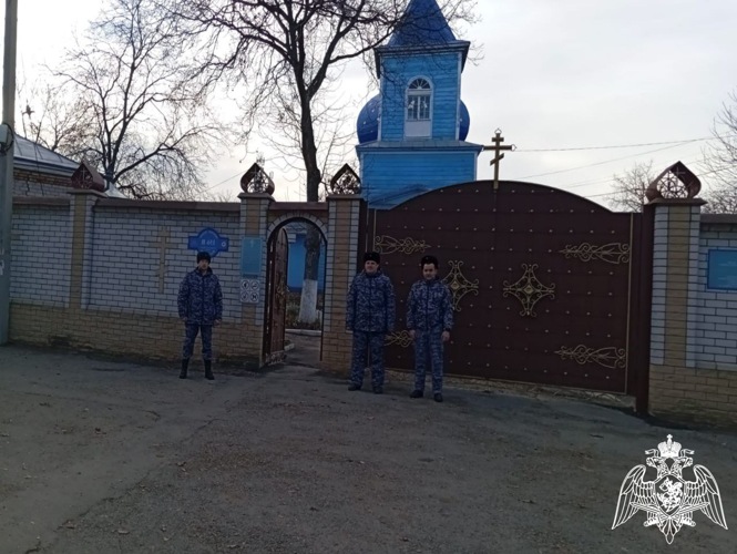 В Рождество Христово росгвардейцы Карачаево-Черкесии  приняли участие в охране общественного порядка  