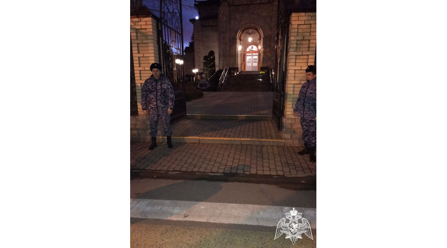 В Рождество Христово росгвардейцы Карачаево-Черкесии  приняли участие в охране общественного порядка  