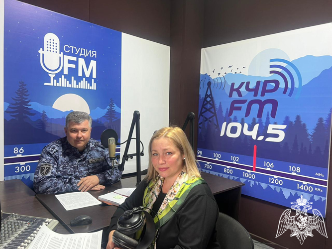 Радиорубрика «В эфире Росгвардия» продолжает работу в Карачаево-Черкесии 