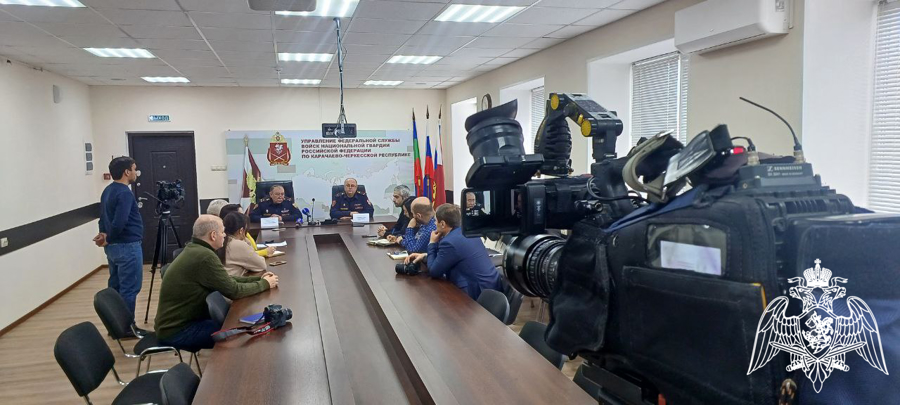 В Управлении Росгвардии по Карачаево-Черкесской Республике состоялась пресс-конференция  
