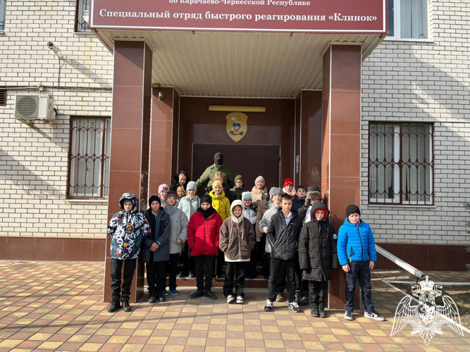 Росгвардейцы присоединились к ведомственной акции  «Неделя мужества» в Карачаево-Черкесии