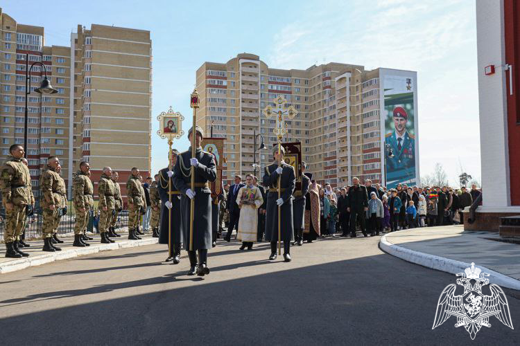 В Главном храме Росгвардии прошел молебен