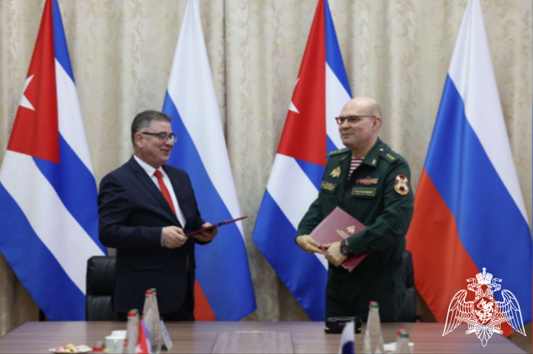 Генерал-полковник Олег Плохой подписал План сотрудничества между Росгвардией и Министерством внутренних дел Республики Куба