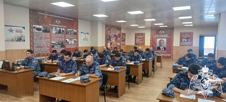 Росгвардейцы Карачаево-Черкесии присоединились к всероссийской акции «Диктант Победы»