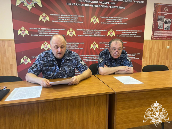 В Управлении Росгвардии по Карачаево-Черкесской Республике обсудили вопросы обеспечения безопасности объектов ТЭК