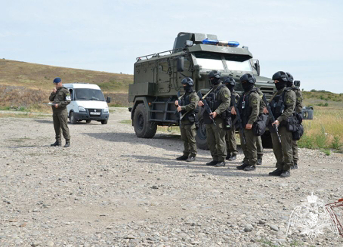 В Северо-Кавказском ордена Жукова округе Росгвардии прошел сбор с командирами подразделений полиции специального назначения