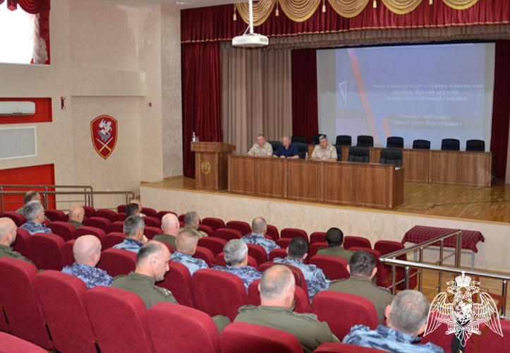 В Северо-Кавказском ордена Жукова округе Росгвардии прошел сбор с командирами подразделений полиции специального назначения