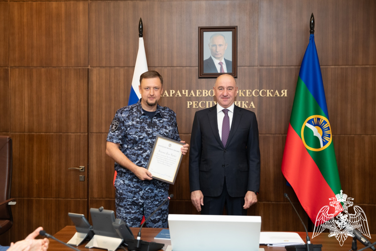 Состоялась рабочая встреча начальника территориального управления Росгвардии и главы Карачаево-Черкесии