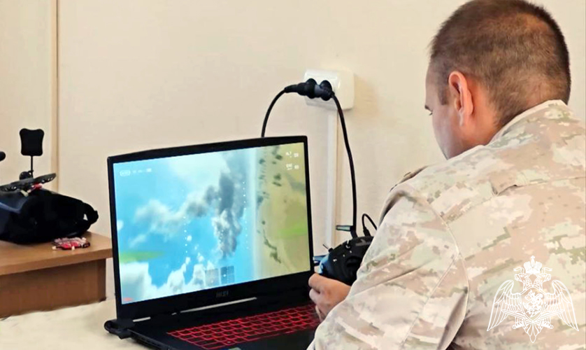 О подготовке подразделений по применению FPV-дронов и артиллерии Росгвардии сняли сюжет журналисты телеканала RT