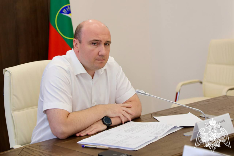 Офицер Росгвардии принял участие в заседании антитеррористической комиссии мэрии Черкесска