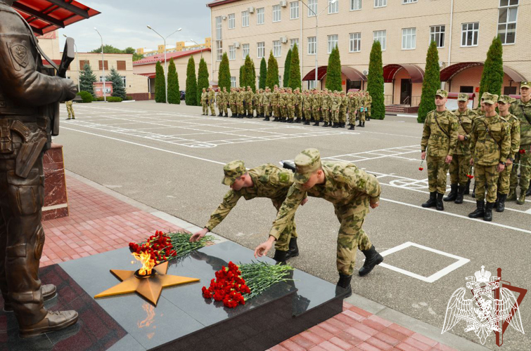  Сбор с выпускниками военных вузов 2024 года завершился в Северо-Кавказском ордена Жукова округе Росгвардии