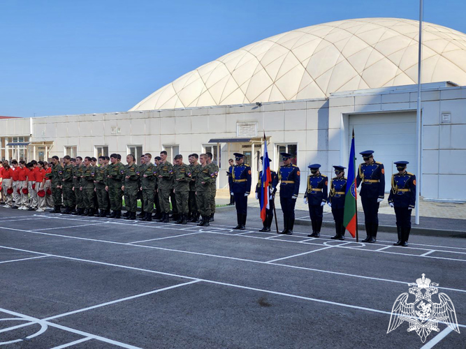 Представители Росгвардии приняли участие в торжественном открытии военного учебного центра в Карачаево-Черкесии