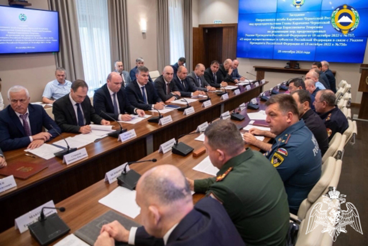 Офицер Росгвардии принял участие в заседании регионального Оперативного штаба 