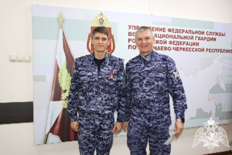 В  Карачаево-Черкесии отметили годовщину образования территориального управления Росгвардии 