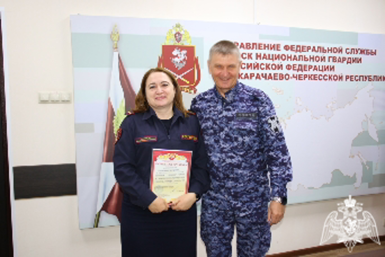В  Карачаево-Черкесии отметили годовщину образования территориального управления Росгвардии 
