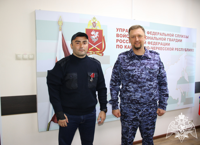 В Карачаево-Черкесии сотрудники Росгвардии удостоены государственных наград