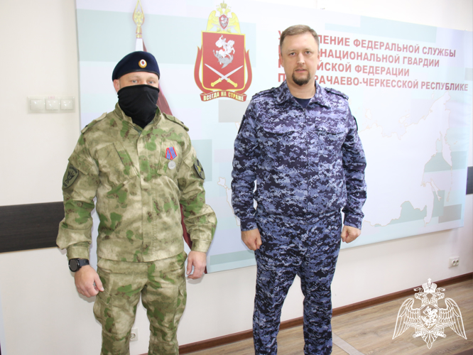 В Карачаево-Черкесии сотрудники Росгвардии удостоены государственных наград