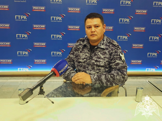 В Карачаево-Черкесии продолжается телерубрика  «В гостях у Росгвардии»