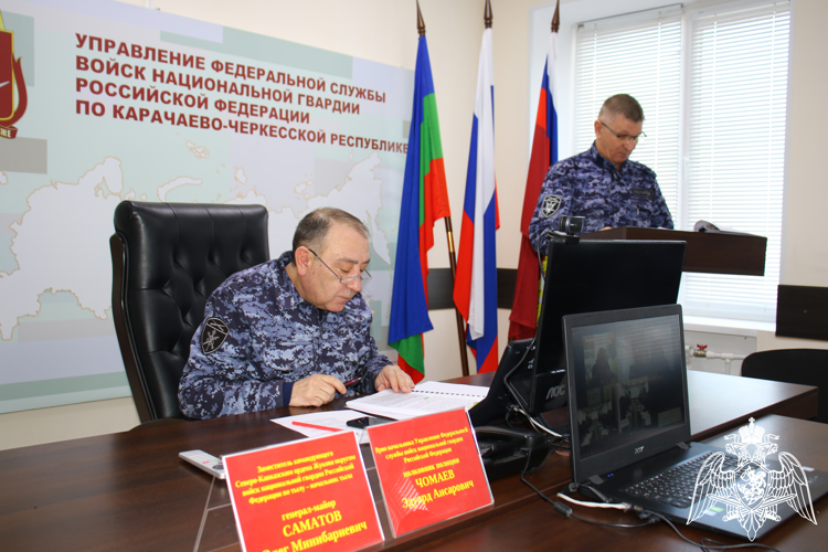В Управлении Росгвардии по Карачаево-Черкесской Республике подвели итоги служебно-боевой деятельности за 2024 год