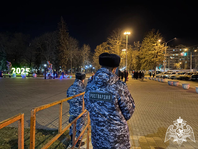 Росгвардейцы Карачаево-Черкесии обеспечили охрану общественного порядка в Новогоднюю ночь