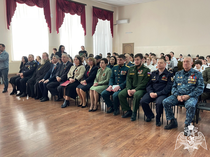 Представитель Росгвардии принял участие в патриотическом мероприятии в Черкесске