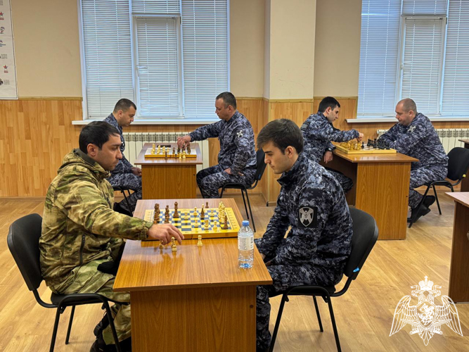 Турнир по шахматам среди росгвардейцев состоялся  в Карачаево-Черкесии 
