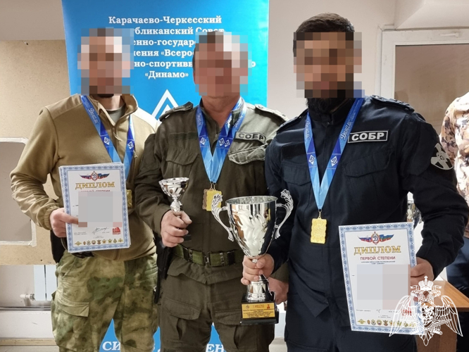 Росгвардейцы Карачаево-Черкесии стали победителями турнира Общества «Динамо» по стрельбе из боевого ручного стрелкового оружия