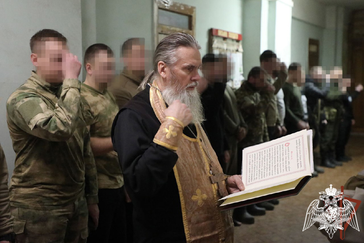 Представитель русской православной церкви посетил подразделения Росгвардии в зоне СВО