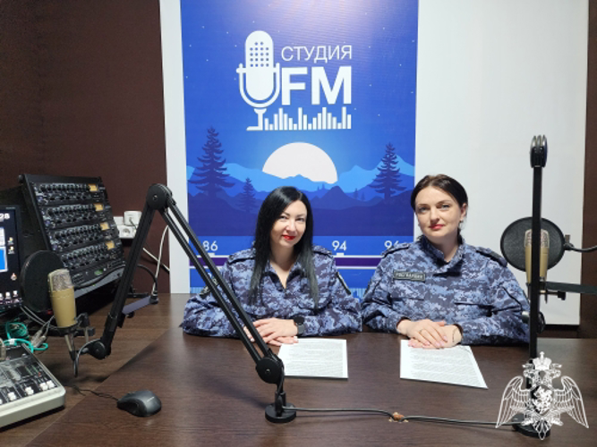Сотрудники пресс-службы Управления Росгвардии по Карачаево-Черкесской Республике выступили в прямом эфире региональной радиостанции