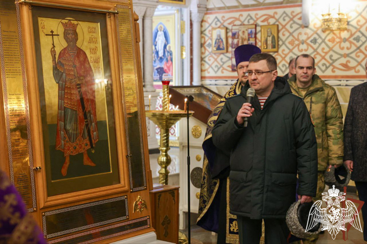 В главном храме Росгвардии состоялось богослужение, посвящённое дню войск национальной гвардии 